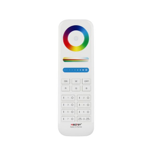 7 Zonen LED Funkfernbedienung - 5 Kanal - RGB + CCT - ZigBee 3.0