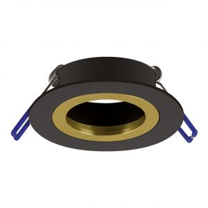 PLUTO C - Einbau Deckenspot in schwarz/gold - Lichtfarbe: individuell wählbar PLUTO C - Einbau Deckenspot in schwarz/gold - Lichtfarbe: individuell wählbar