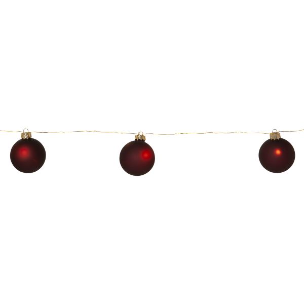 Bliss - Deko Lichterkette für innen - 1,6 m - 22 LEDs - Timer - Batteriebetrieb - Warmweiß