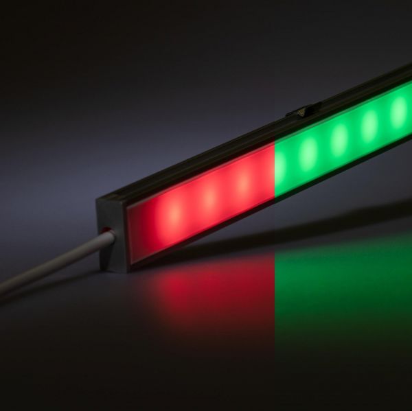 12V spritzwassergeschütze Aluminium LED Leiste – RGB – diffuse Abdeckung - IP54