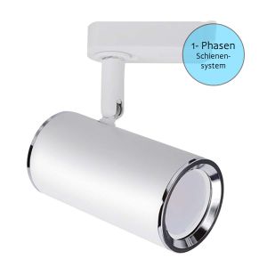 230V LED 1-Phasen Schienenleuchte - Megan Tra - 35W - GU10, weiß 230V LED 1-Phasen Schienenleuchte - Megan Tra - 35W - GU10, weiß
