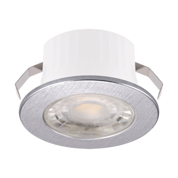 FIN LED C - Einbau Deckenspot in silber - 3 W - Lichtfarbe: neutralweiß