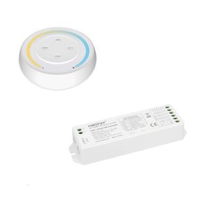 Funk LED Dimmer 1und 2 Kanal, round line, weiß Funk LED Dimmer 1und 2 Kanal, round line, weiß