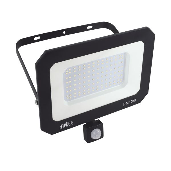 Aston - LED Strahler mit Bewegungsmelder - 26,5 x 24,2 x 5,3 cm - 100 W - Lichtfarbe: Neutralweiß