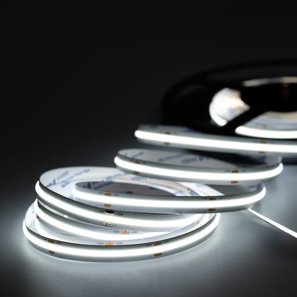 24V COB LED Streifen – weiß – alle 6,25cm teilbar | leds24.com