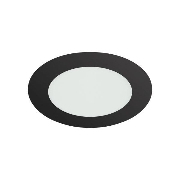 WAFEL LED C - Decken Einbauleuchte in schwarz - 9 W - Lichtfarbe: weiß einstellbar