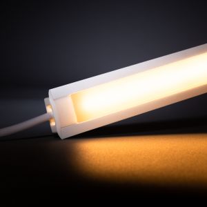 24V White Line Aluminium Einbau LED Leiste - COB - warmweiß - diffuse Abdeckung 24V White Line Aluminium Einbau LED Leiste - COB - warmweiß - diffuse Abdeckung