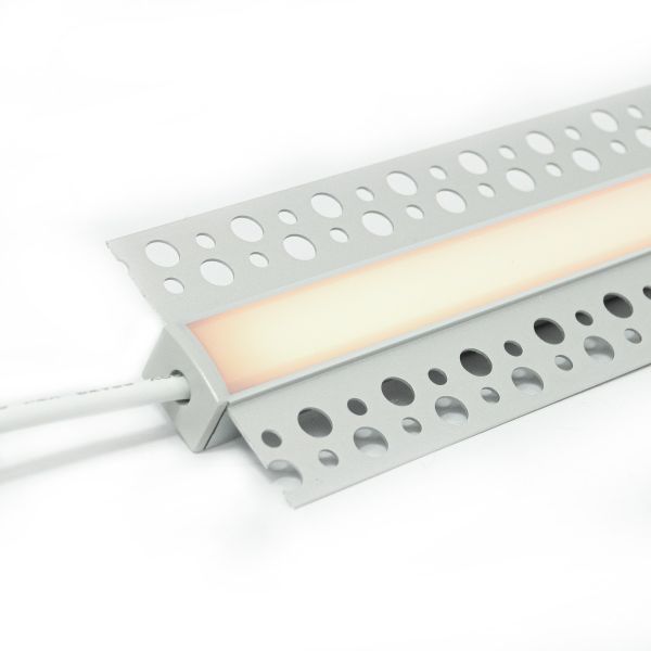 24V Aluminium Trockenbau COB LED Leiste schmal - neutralweiß - diffuse Abdeckung