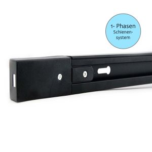 1-Phasen - Stromschiene - 230V - 1m - schwarz 1-Phasen - Stromschiene - 230V - 1m - schwarz