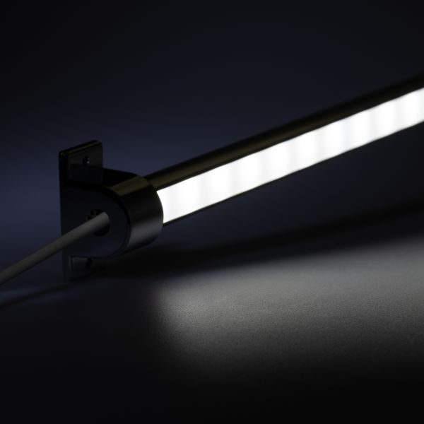 12V Aluminium LED Leiste - einstellbare Abstrahlrichtung – High Power - weiß – diffuse Abdeckung