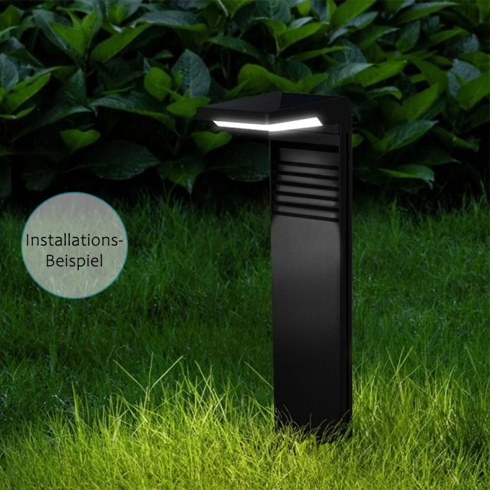 SolarLEDWegeleuchte mit Dämmerungssensor, IP65, 2W