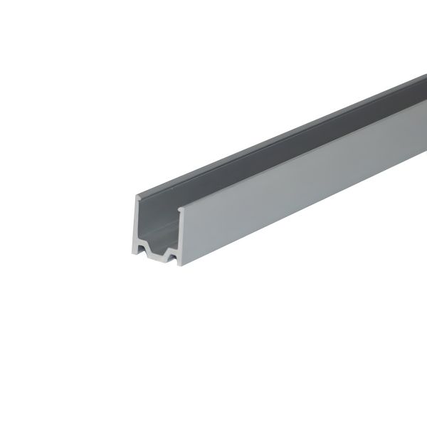 Aluminium LED Profil für 10 x 10mm Neon Streifen, ohne Abdeckung, 1,25 x 1,28cm