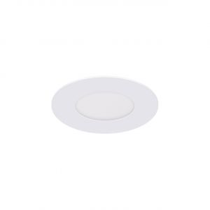 SLIM LED C - Decken Einbauleuchte in weiß - Ø9cm - 3W - Lichtfarbe: kaltweiß SLIM LED C - Decken Einbauleuchte in weiß - Ø9cm - 3W - Lichtfarbe: kaltweiß
