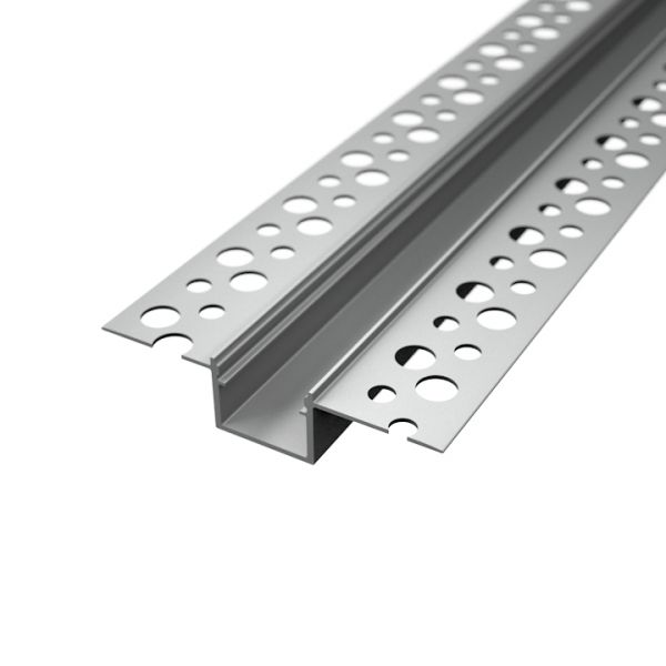 LED Alu Profil SchieneAluminium Leiste Unterputz Milchglas Abdeckung  inkl.Strip