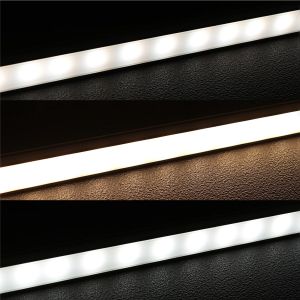 24V Slim-Line Aluminium LED Leiste – Farbtemperatur einstellbar – diffuse Abdeckung 24V Slim-Line Aluminium LED Leiste – Farbtemperatur einstellbar – diffuse Abdeckung