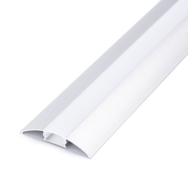 Aluminium LED Unterbau Profil, diffuse Abdeckung, 5,23 x 0,8cm