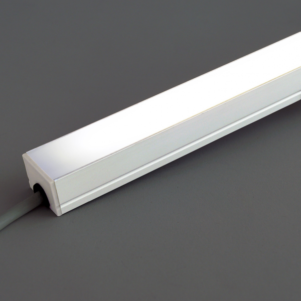 230V weiße Aufputz LED Leiste - Classic Maxi - weißes Licht - diffuse Abdeckung, IP65