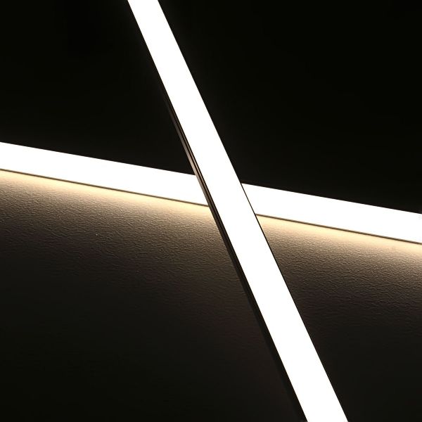 24V Slim-Line Aluminium LED Leiste - neutralweiß - diffuse Abdeckung - bis 3m Länge