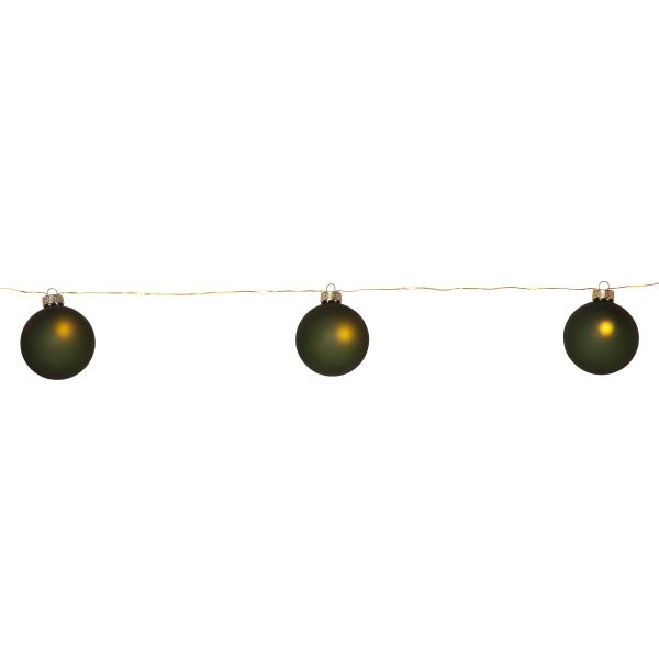 Bliss - Deko Lichterkette für innen - 1,6 m - 22 LEDs - Timer - Batteriebetrieb - Warmweiß