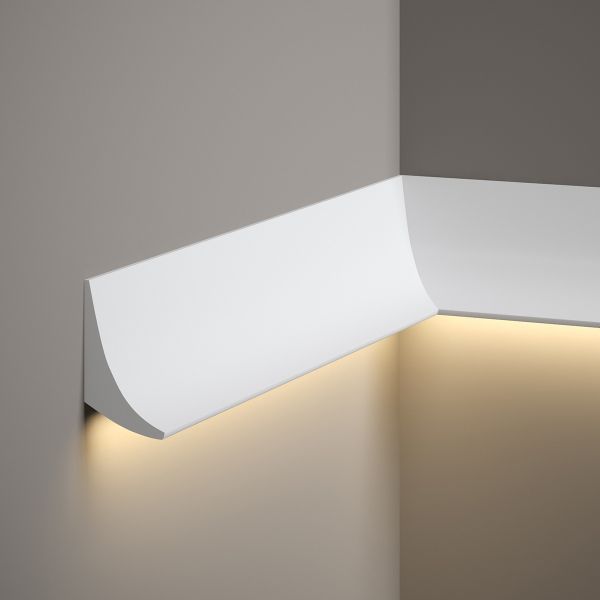 LED Stuckprofil, Wandleiste, 4,2 x 7 x 200cm