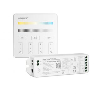 LED Funk Controller Set - 4 Zonen - 1/2 Kanal - Fernbedienung (2,4 GHz) LED Funk Controller Set - 4 Zonen - 1/2 Kanal - Fernbedienung (2,4 GHz)