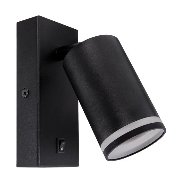 ZULA WLL - Wandleuchte indoor in schwarz - Lichtfarbe: individuell wählbar