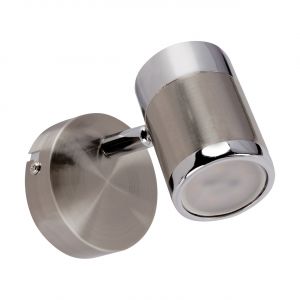 OLAF 1 - Decken Spotleuchte in chrom/mattchrom - max 35 W - Lichtfarbe: neutralweiß OLAF 1 - Decken Spotleuchte in chrom/mattchrom - max 35 W - Lichtfarbe: neutralweiß