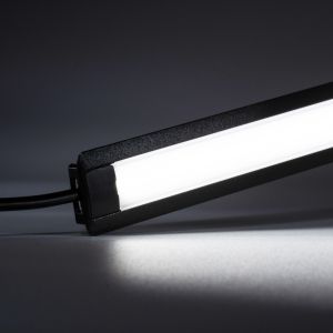 24V Black Line Aluminium Einbau LED Leiste - COB - weiß - schwarze Abdeckung 24V Black Line Aluminium Einbau LED Leiste - COB - weiß - schwarze Abdeckung