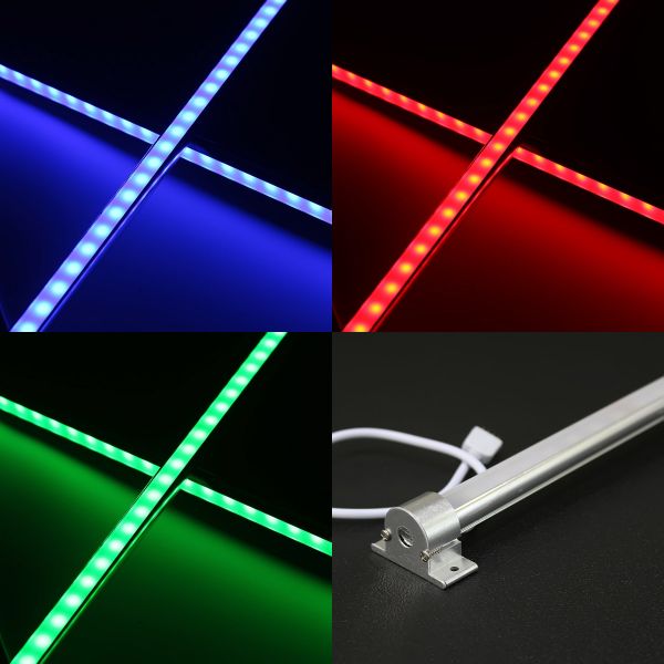 24V wasserfeste Aluminium LED Leiste – RGB – 105cm – einstellbare Abstrahlrichtung – IP65