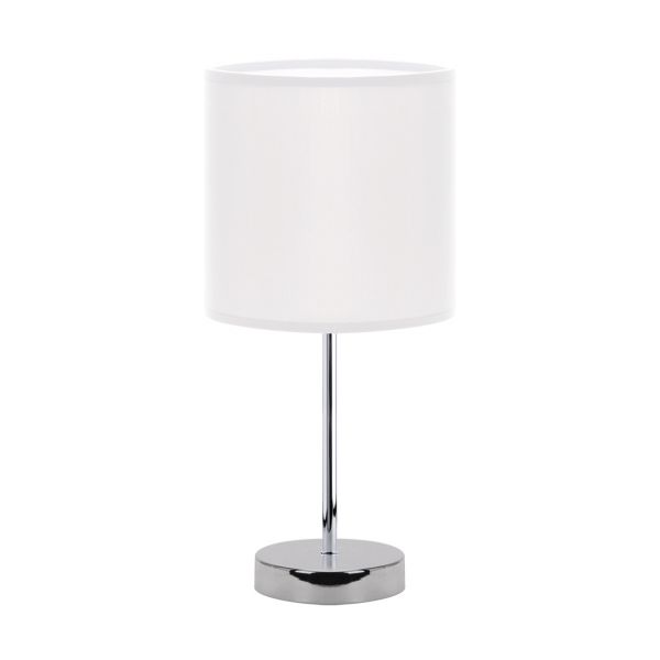 AGNES - Tischleuchte indoor in weiß/chrom - Lichtfarbe: individuell wählbar