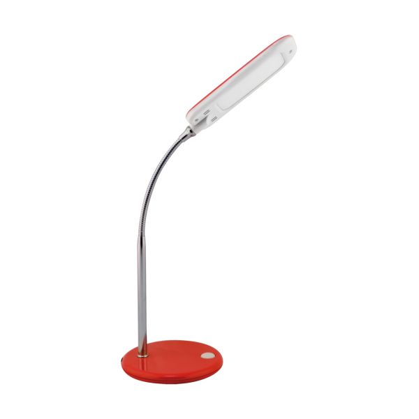 DORI LED - Schreibtischleuchte in rot - Lichtfarbe: neutralweiß