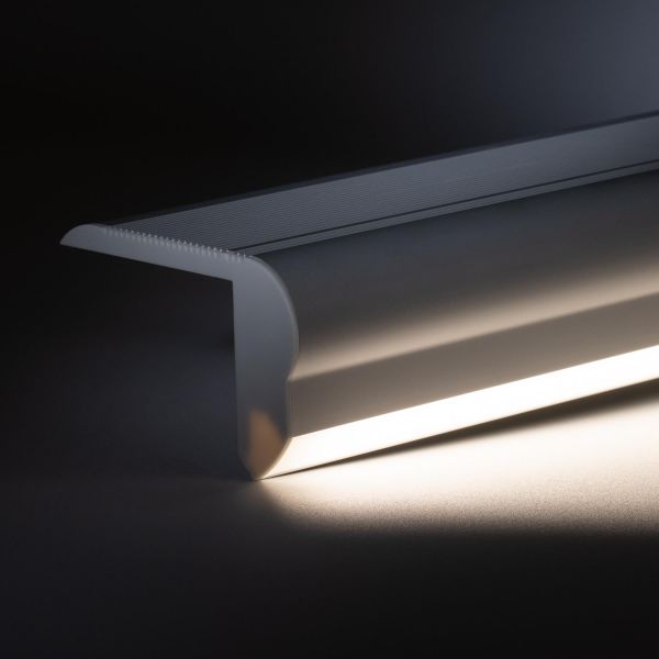 24V Aluminium Treppenstufen LED Leiste - neutralweiß - diffuse Abdeckung