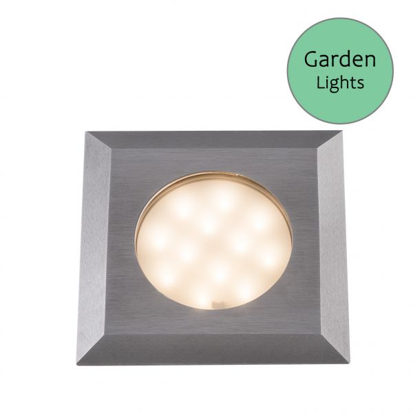 12V Einbaustrahler - Garden Lights - Carbo, 2W, warmweiß + weiß, IP67