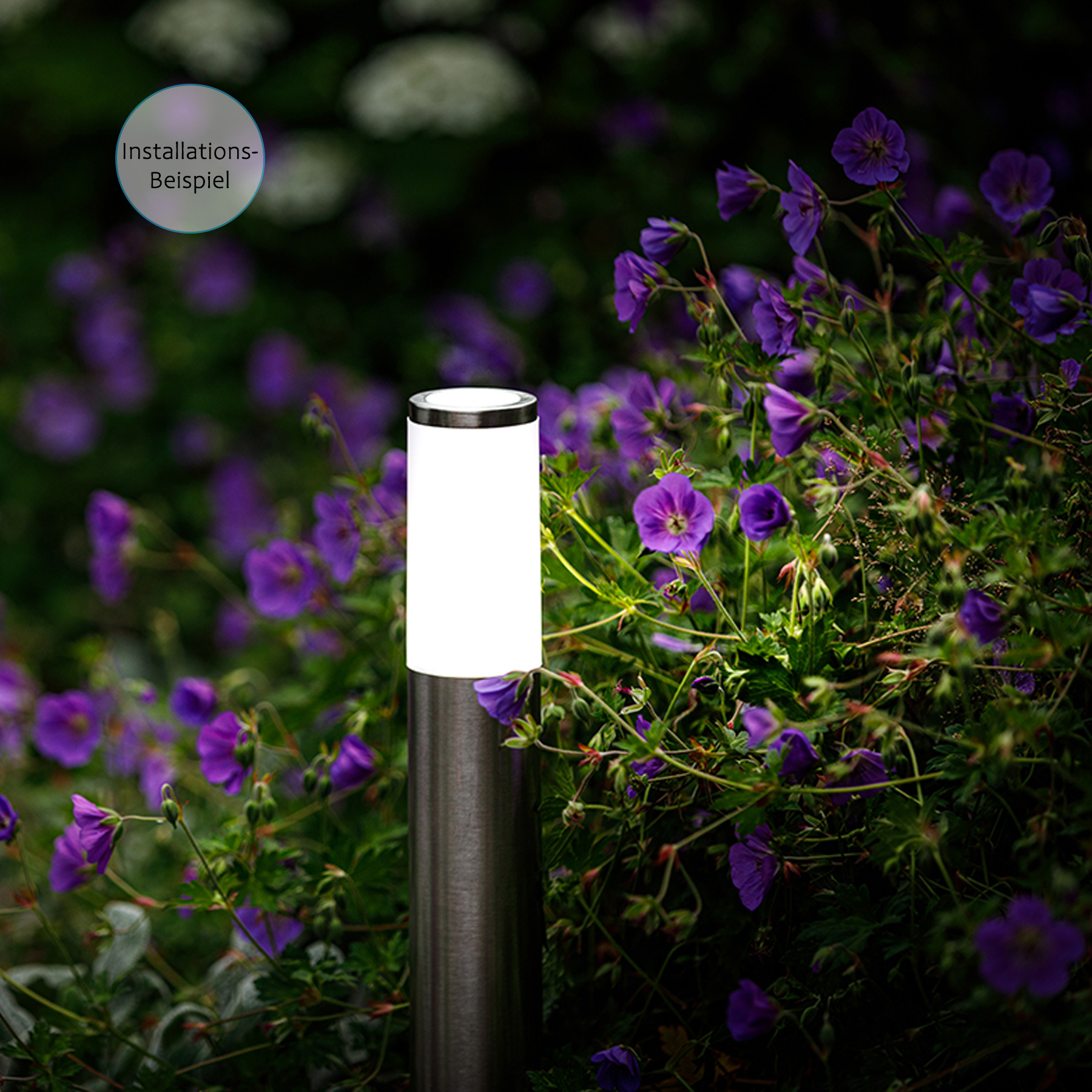 12V Wegeleuchte Garden Lights Lunia 3er Set, 3W, warmweiß