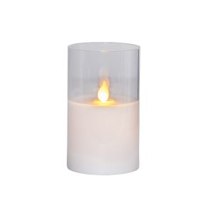Twinkle - Kerze für innen - Transparent - Höhe: 12,5 cm - Batteriebetrieb - Timer - sanft flackernd Twinkle - Kerze für innen - Transparent - Höhe: 12,5 cm - Batteriebetrieb - Timer - sanft flackernd