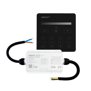 LED Funk Controller Set - 4 Zonen - 1 Kanal - Fernbedienung (2,4 GHz) - IP67 wasserfest LED Funk Controller Set - 4 Zonen - 1 Kanal - Fernbedienung (2,4 GHz) - IP67 wasserfest